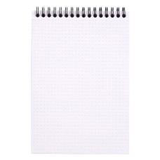 Rhodia Classic Wireband Notepad - Extra Large - Black - Dotted - Picture 2